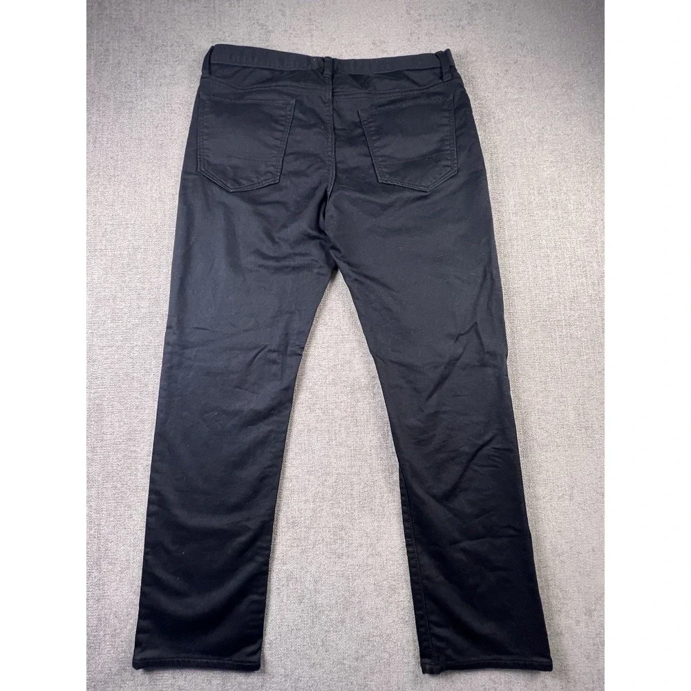 Banana Republic Travel Jeans Men's 33x30 Slim Fit Black Casual Straight Low Rise